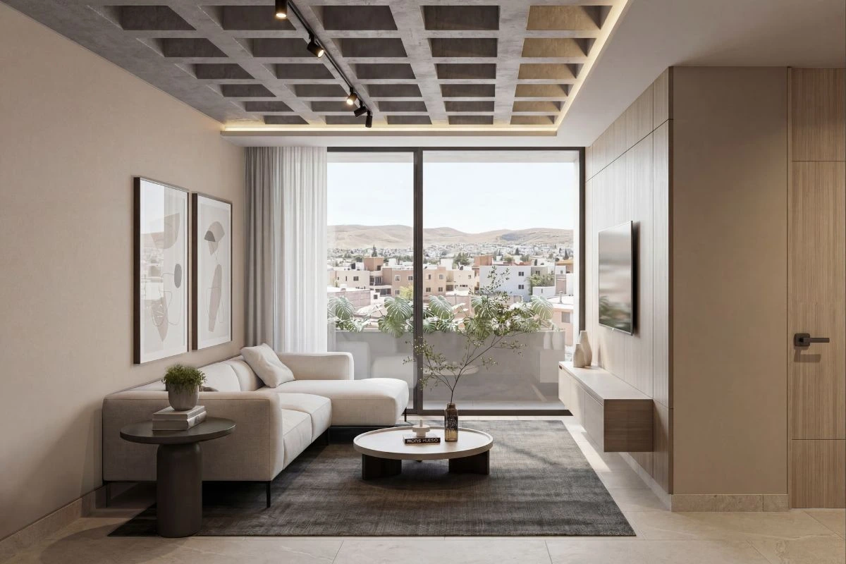 Interior departamento Prisa Tower